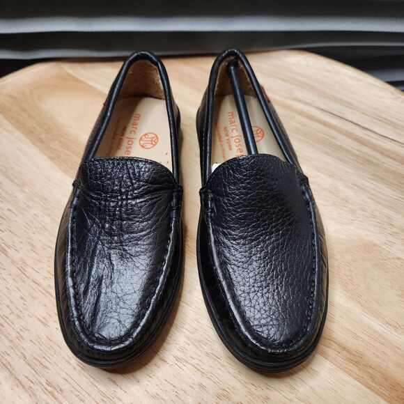 Marc Joseph Black Leather Loafers – Little Kids 10.5 - Unworn - Picture 5 of 7